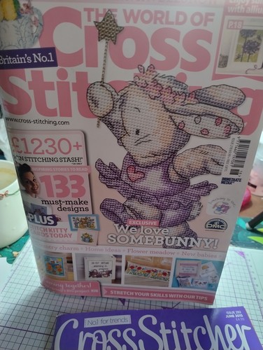 World cross stitch issue - world,