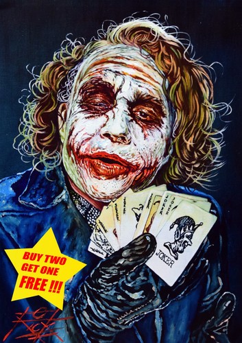 The joker fine art print - print, /
