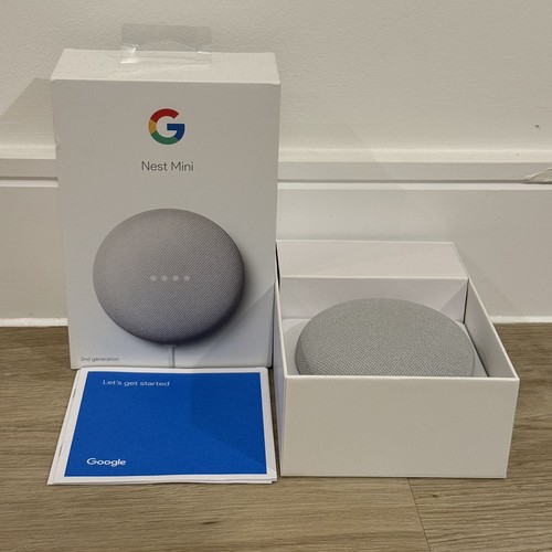 Google nest mini chalk - google,