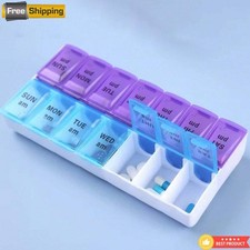 Weekly pill organiser box - weekly,