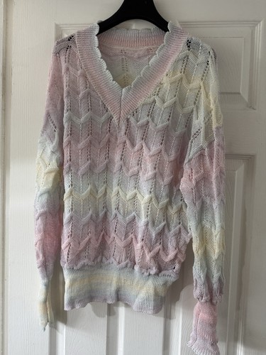 Pastel pink multi - multi, neck