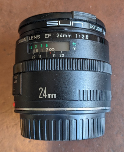 Canon lens 24mm 2 8 - canon,