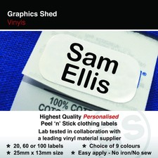 Stick On Name Labels Tags for