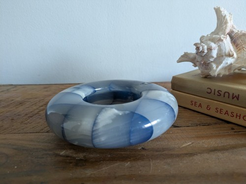 Vintage round italian - italian, onyx