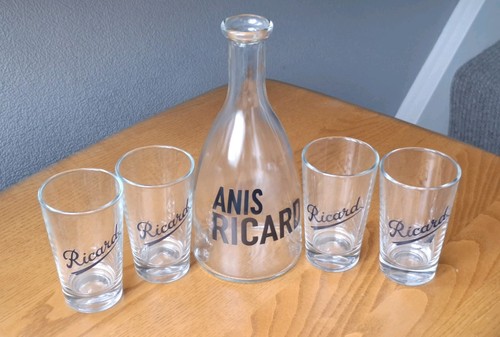 Ricard carafe glasses - ricard,