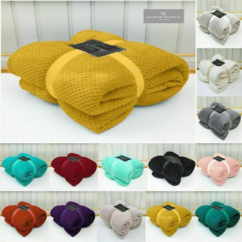 Luxury popcorn throw fleece - luxury,