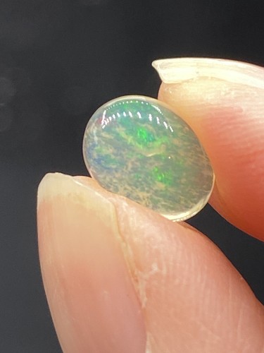 Opal precious white ethiopian - white,