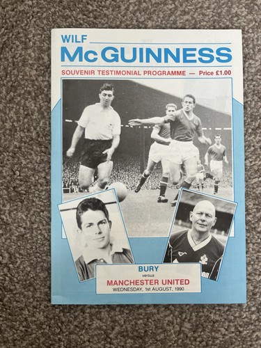 Programme for bury - programme, v