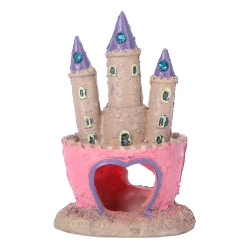 Reusable fish tank castle - reusable,