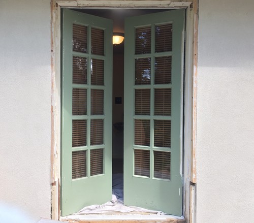 French doors double - double, exterior