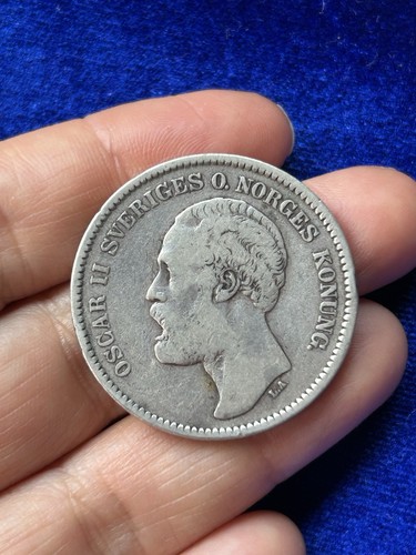 Swedish sweden kronor 1877 - 2,