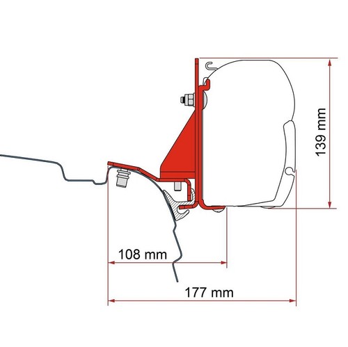 Fiamma motorhome f45 adapter - motorhome,
