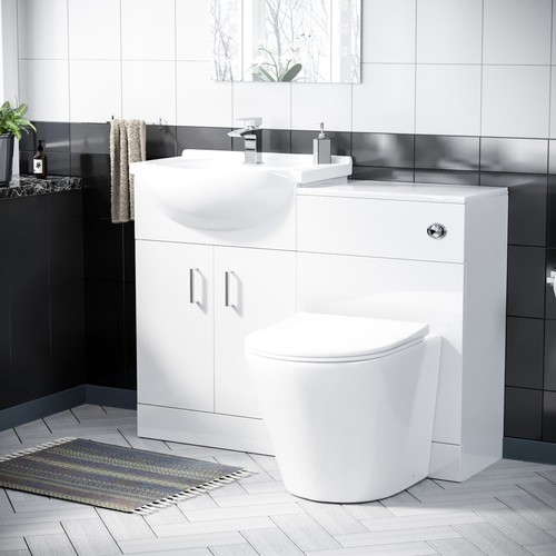 Nes home 550mm - white, vanity
