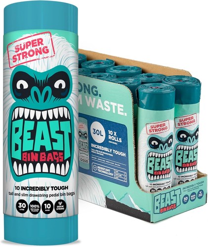 Beast bin bags rolls - bin, bags,