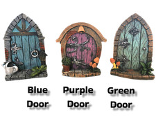 Miniature Hobbit Pixie Elf Fairy Door Tree Garden Home Decor Magic Doors Gift