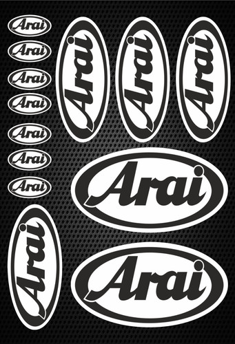 Arai helmet sponsor - arai, logo