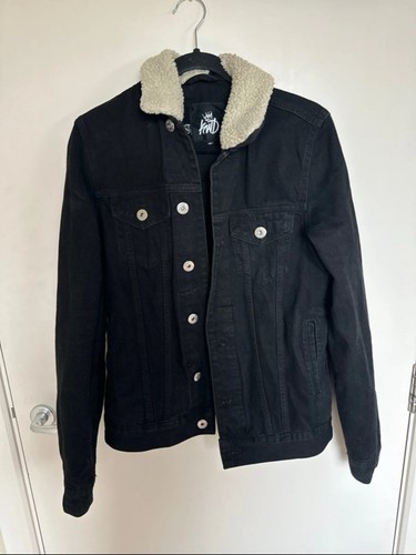 Mens black demin jacket - mens,