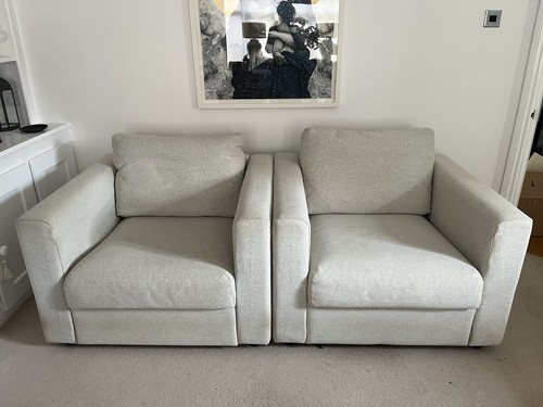 Pair ikea vimle armchairs - pair,