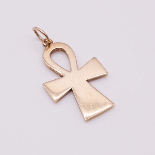 9ct yellow gold ankh cross - 9ct,