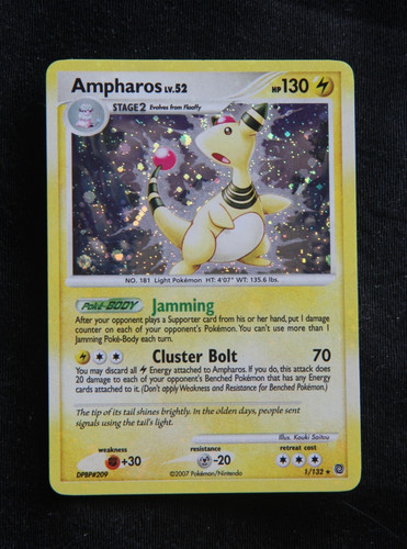 Pokemon ampharos 1 132 - "ampharos, lv.52"