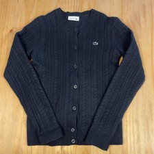 Lacoste Cable Knit Cardigan