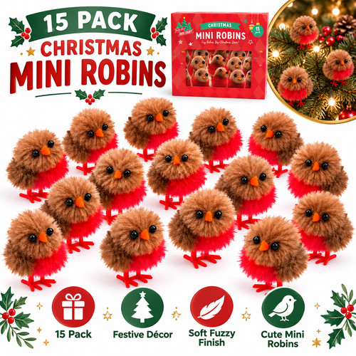 Pack christmas robins - christmas,