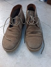 Suede Desert Boots, Size 10