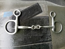 Hanging Cheek French Link Snaffle Horse Bit (6")