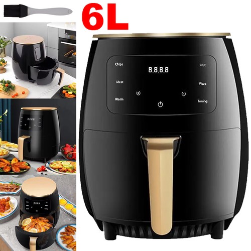 Lcd digital air - 6l, fryer