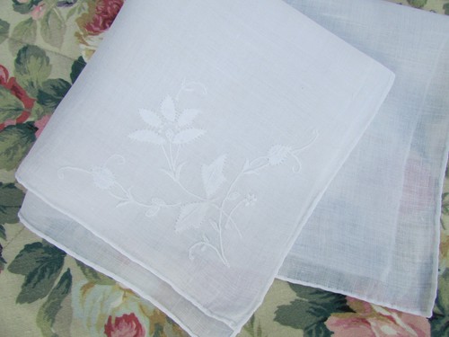 Vintage handkerchief hankie - vintage,