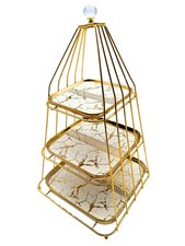 3-Tier Ceramic & Stainless