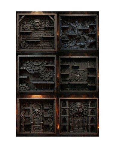Miniature display diorama box - miniature,