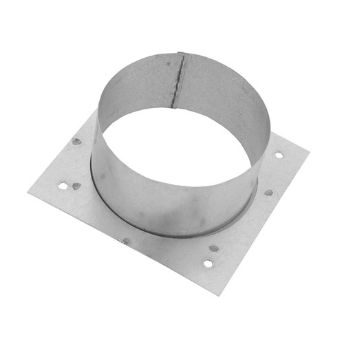 Square metal wall flange - square,