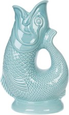 Gurgly Iconic Duck Egg Glug Jug 1.4L Large 28cm – Fish Water Jug Decorative Vase
