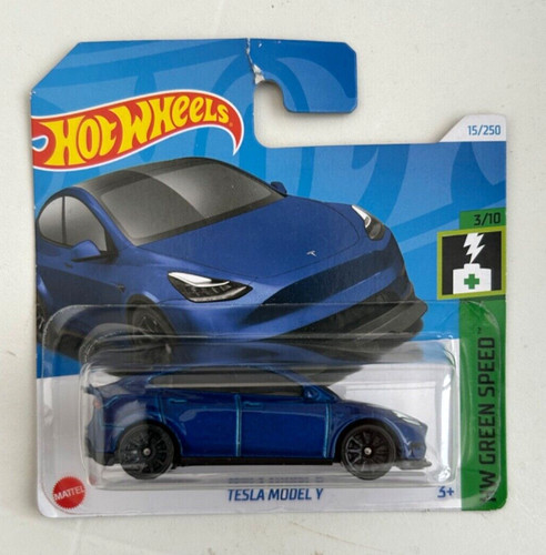 Hot wheels tesla model blue - wheels,