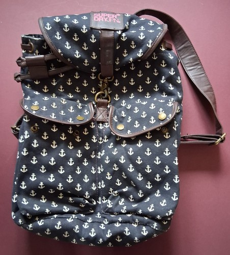 Superdry backpack blue - backpack,