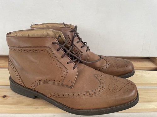 Henley men tan brown leather - brown,