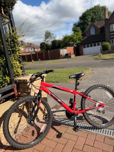 Mountain bike red gears - mountain,