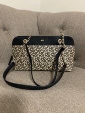 Dark Brown Beige Gold chain