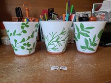 Crate & Barrel "Herb" Pots -