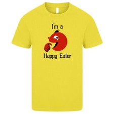 I'm A Happy Eater T Shirt UK Roadside Diner Cafe Little Chef Wimpy Berni GT057