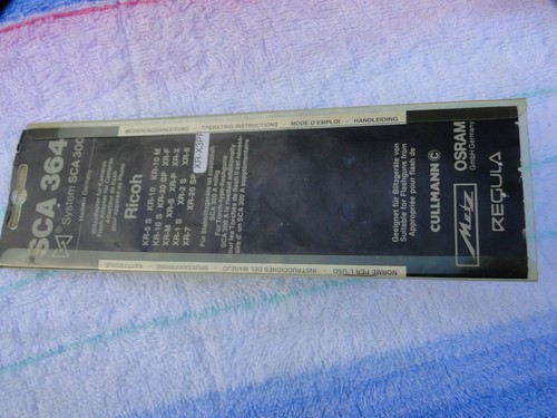 Sca 364 flash adapter - sca,