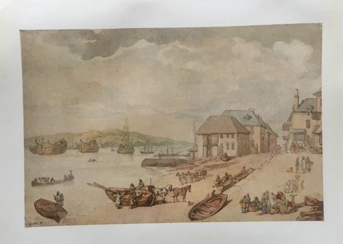 Vintage art print - print, tor
