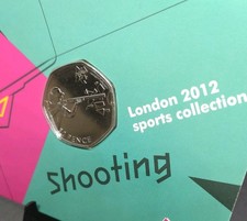  2011 50p Shooting Carded
