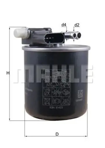 Fuel filter line - filter, kl