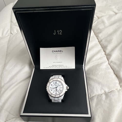 Chanel j12 h0970 38mm white - chanel,