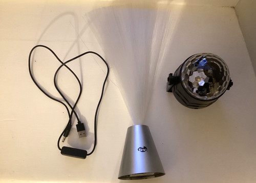 Set fibre optic lamp - *set, &