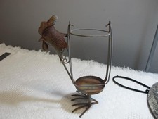 Wired Metal Rooster Garden