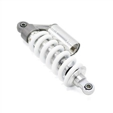 Pit Bike Rear Shock Absorber 280mm Piggy Back Silver/White