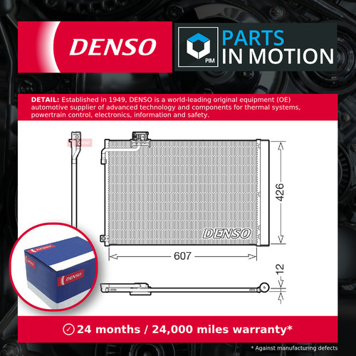 Air con condenser fits - air,